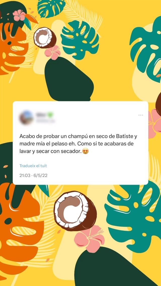 ¡Nos encaaanta leeros! 💖 ¿Tú también hablas así con tus amigxs de nosotrxs? 🙈 Déjanos un comentario, etiqueta a tus friends, envíanos un audio o un vídeo, ¡lo que prefieras! Queremos escucharte. ✨
#batiste #dryshampoo #beauty #refresh